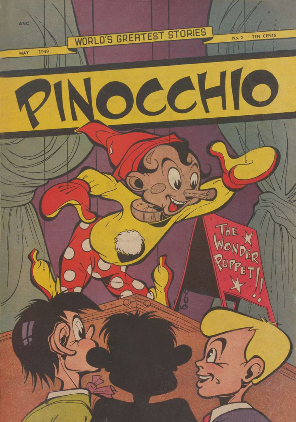 Book Cover For World's Greatest Stories 2 - Pinocchio