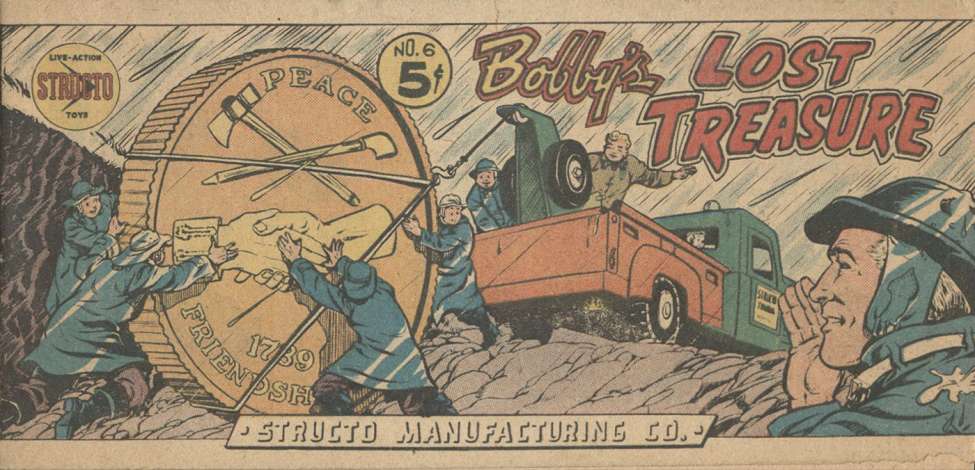 Book Cover For Bobby's Lost Treasure - Structo