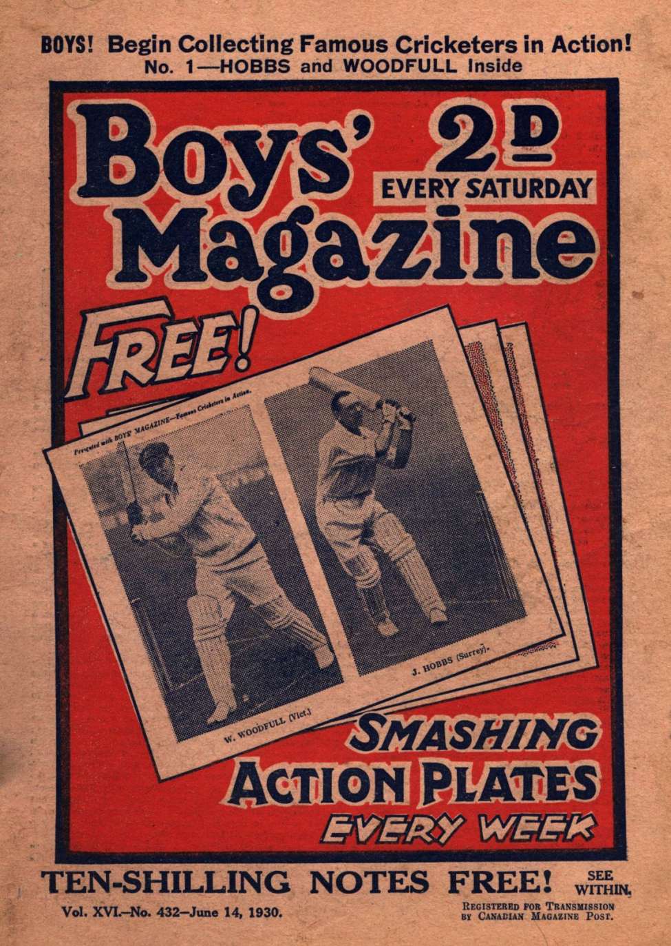 Book Cover For Boys' Magazine 432
