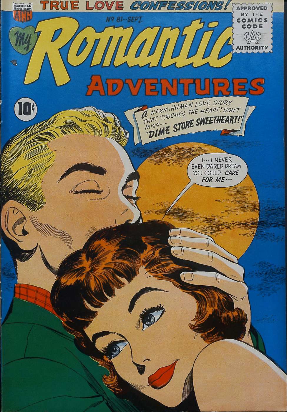 Comic Book Cover For My Romantic Adventures 81