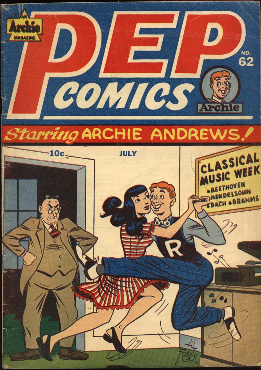 Comic Book Cover For Pep Comics 62