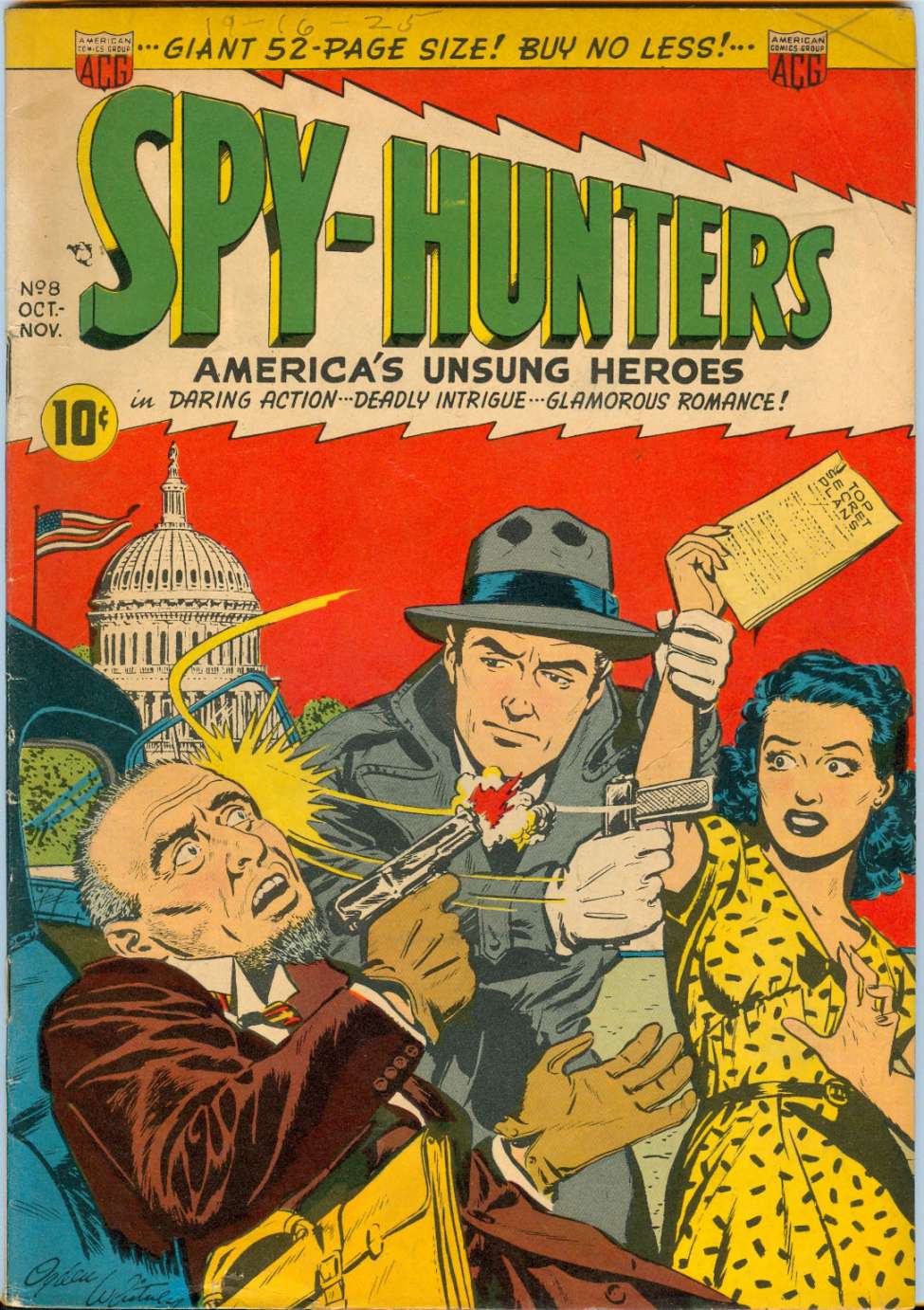 Book Cover For Spy Hunters 8