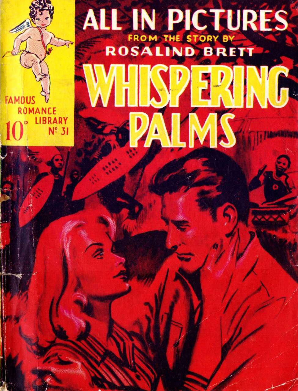Book Cover For Famous Romance Library 31 - Whispering Palms