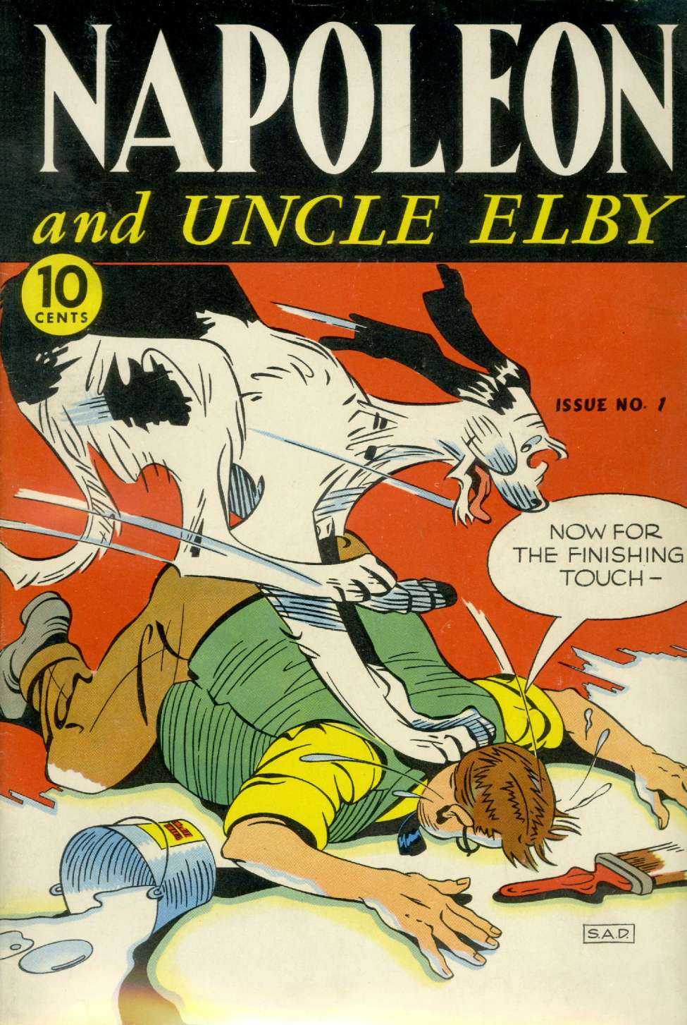 Comic Book Cover For Napoleon and Uncle Elby 1