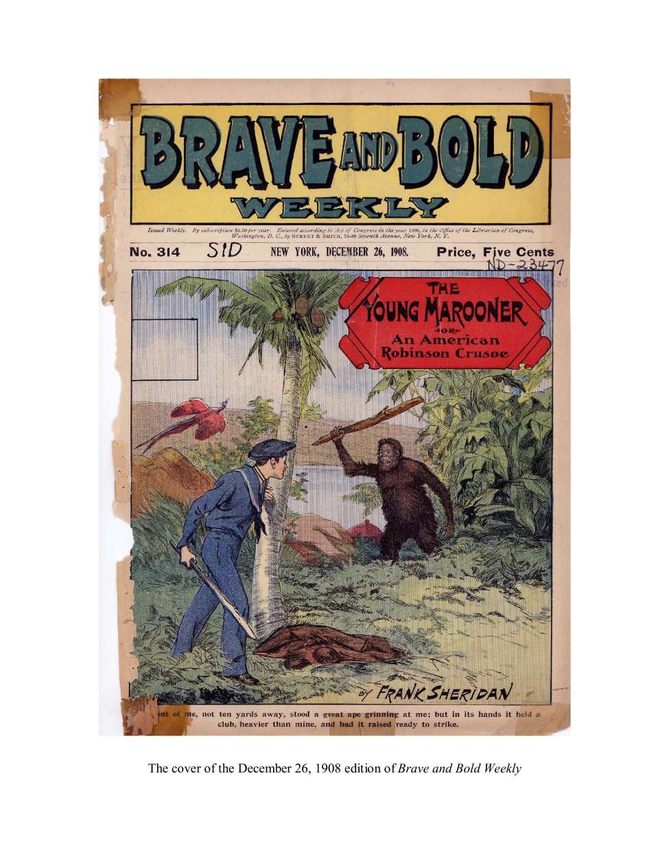 Comic Book Cover For Brave And Bold 314 - The Young Marooner