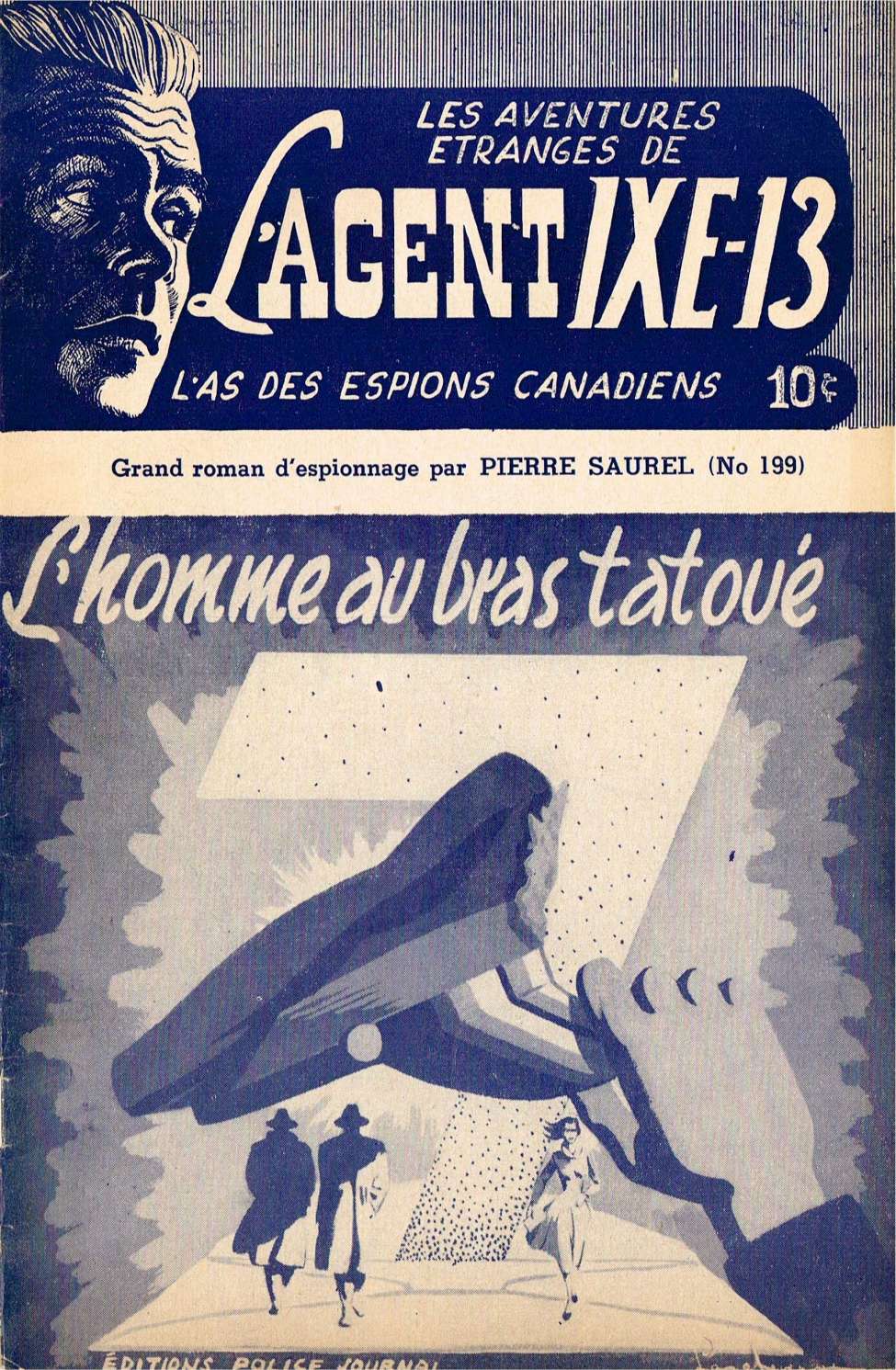 Book Cover For L'Agent IXE-13 v2 199 - L'Homme au bras coupé