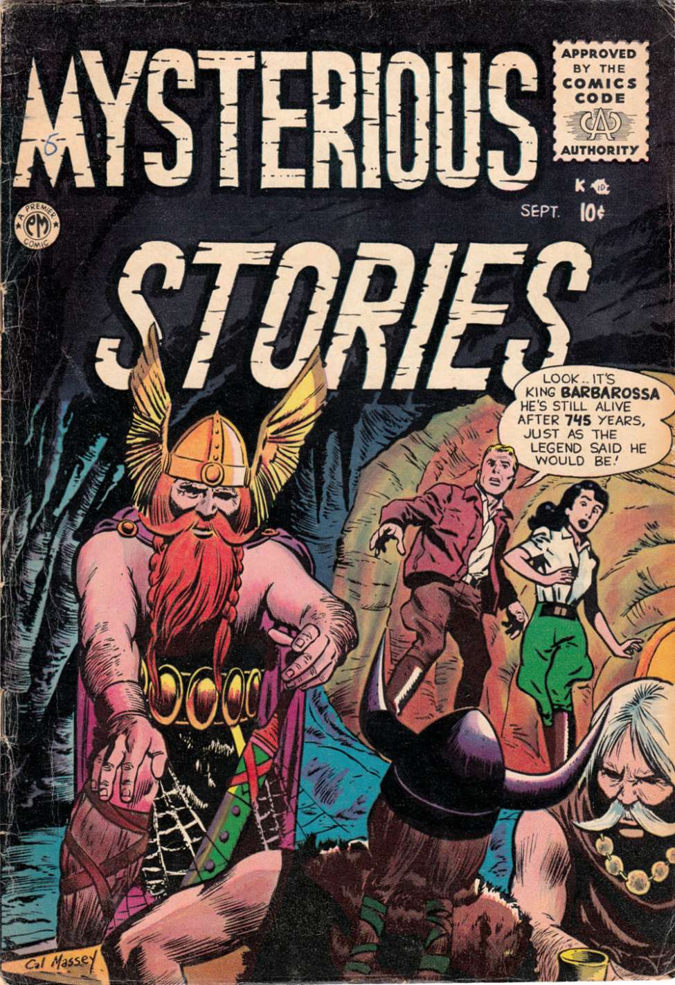 Comic Book Cover For Mysterious Stories 5