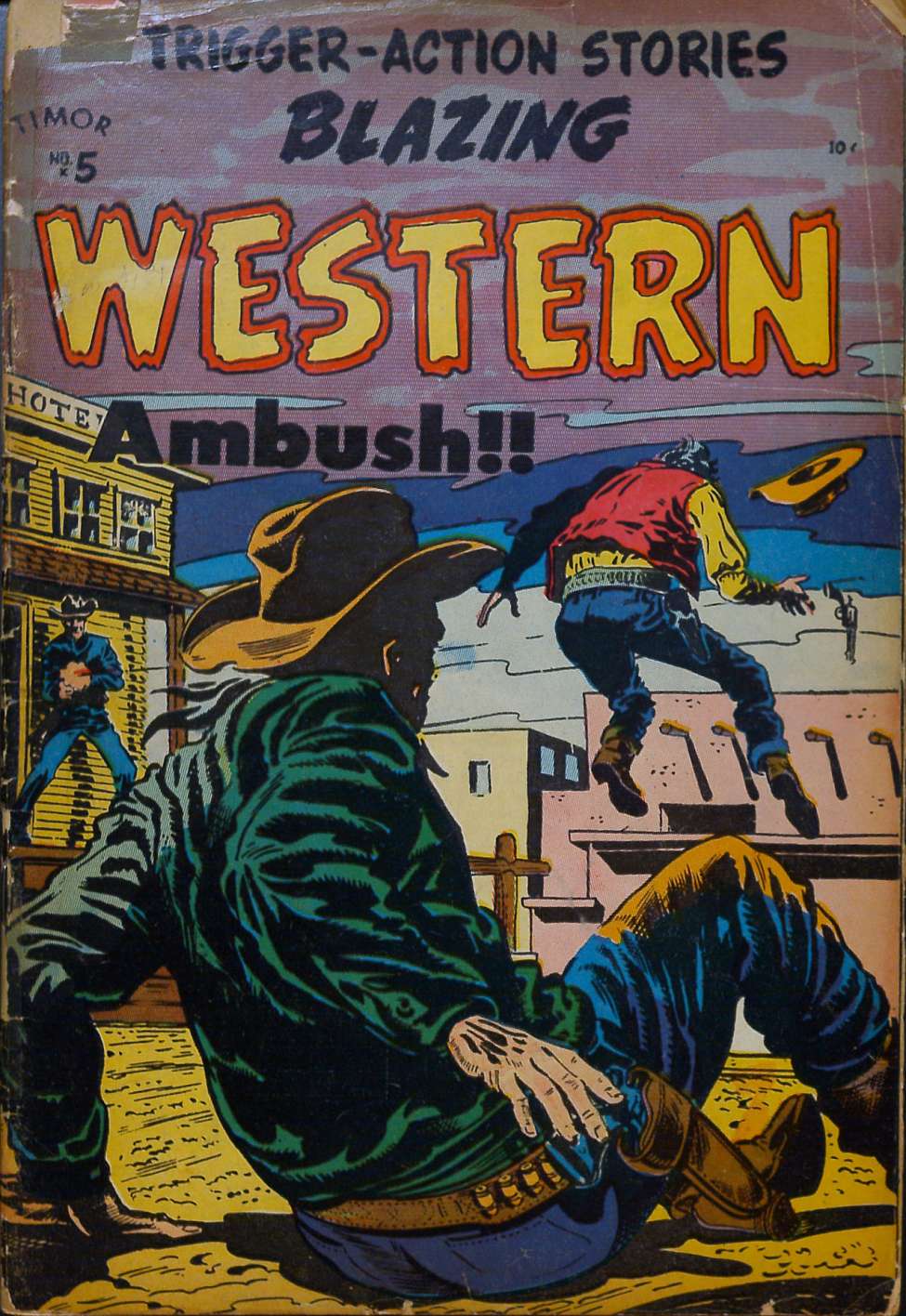 Comic Book Cover For Blazing Western 5