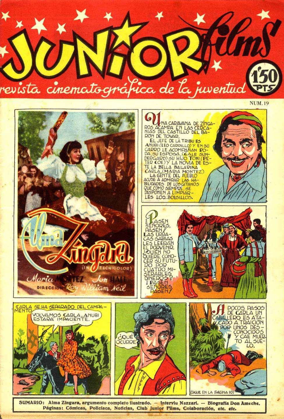 Comic Book Cover For Junior Films 19 Alma zíngara