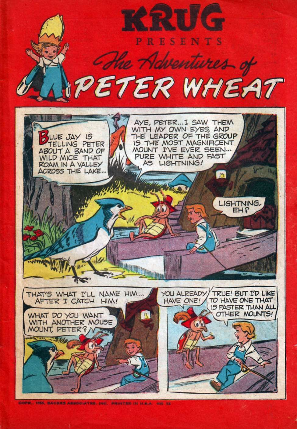 Comic Book Cover For The Adventures of Peter Wheat 53