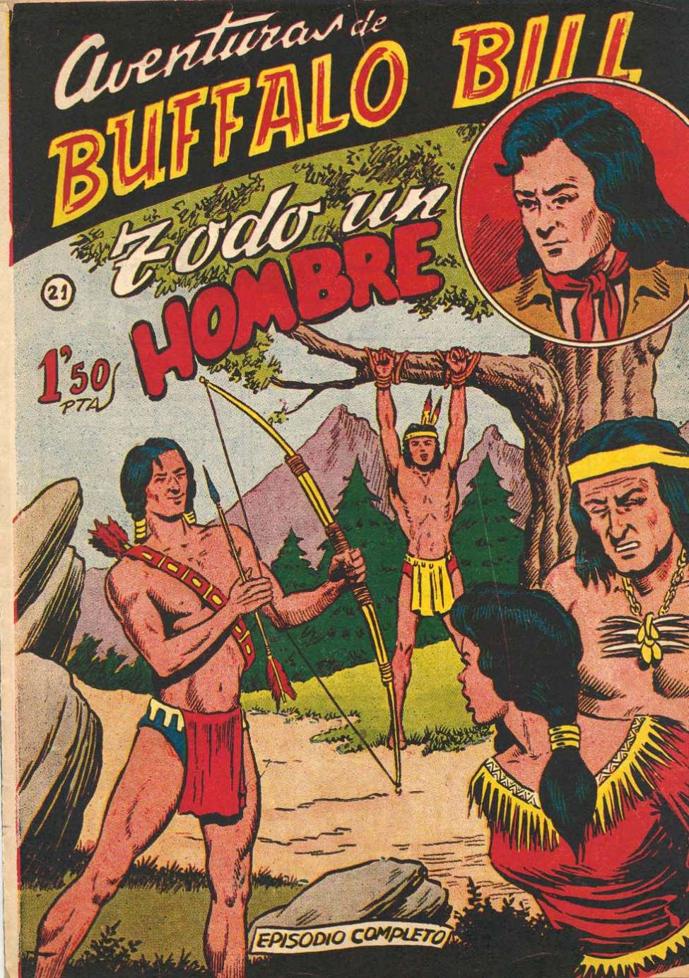 Comic Book Cover For Aventuras de Buffalo Bill 21 Todo un hombre