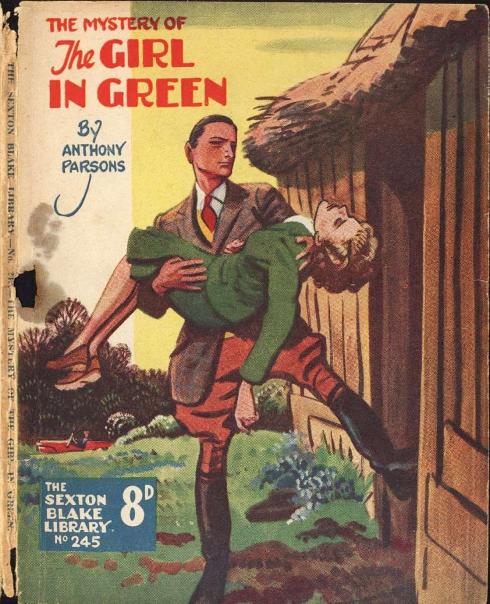 Book Cover For Sexton Blake Library S3 245 - The Mystery of the Girl in Green