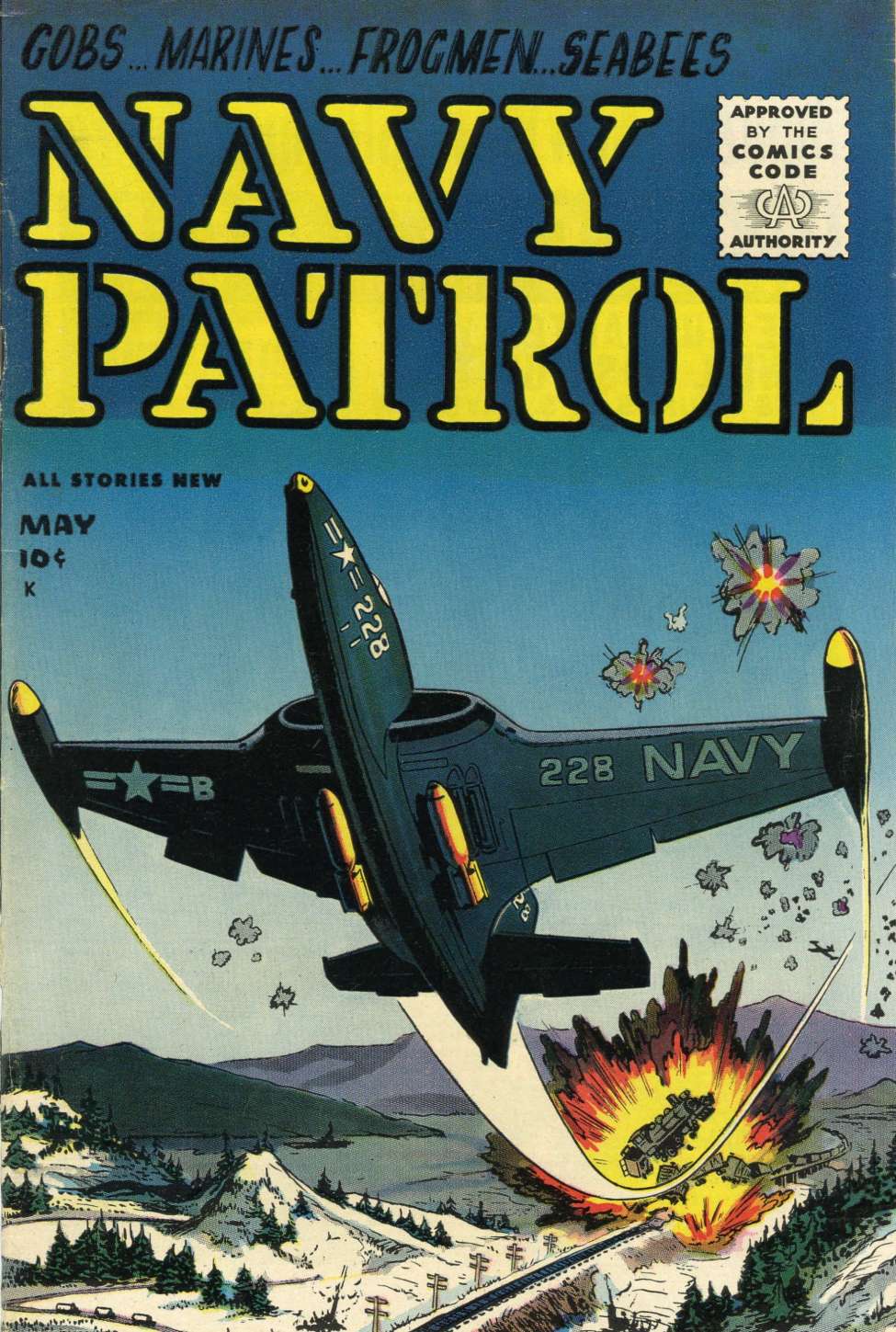 Comic Book Cover For Navy Patrol 1 - Version 1