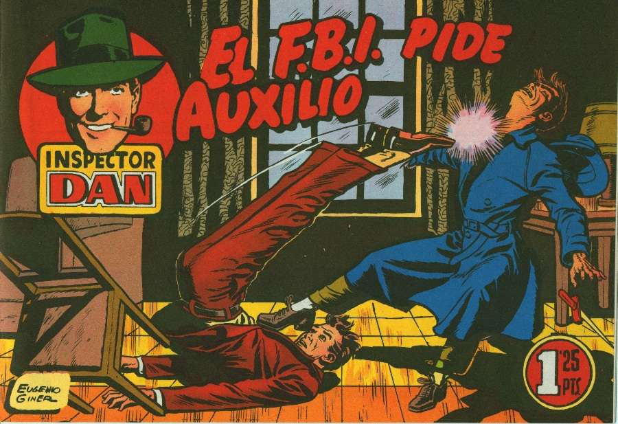 Comic Book Cover For Inspector Dan 4 - El F.B.I. Pide Auxilio