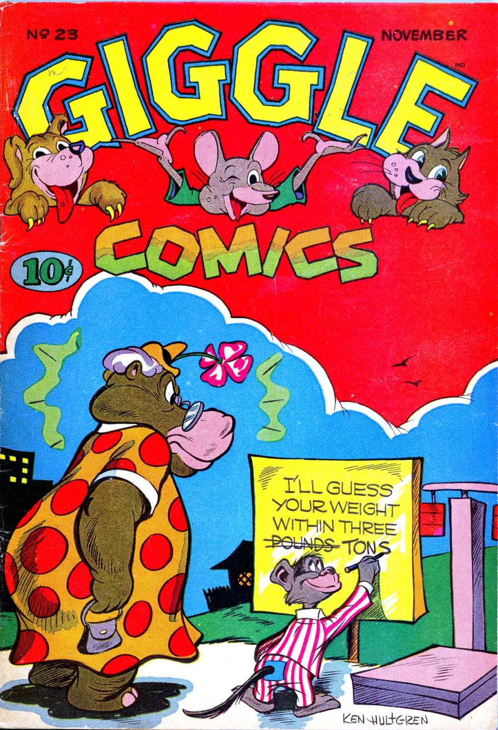 Book Cover For Giggle Comics 23