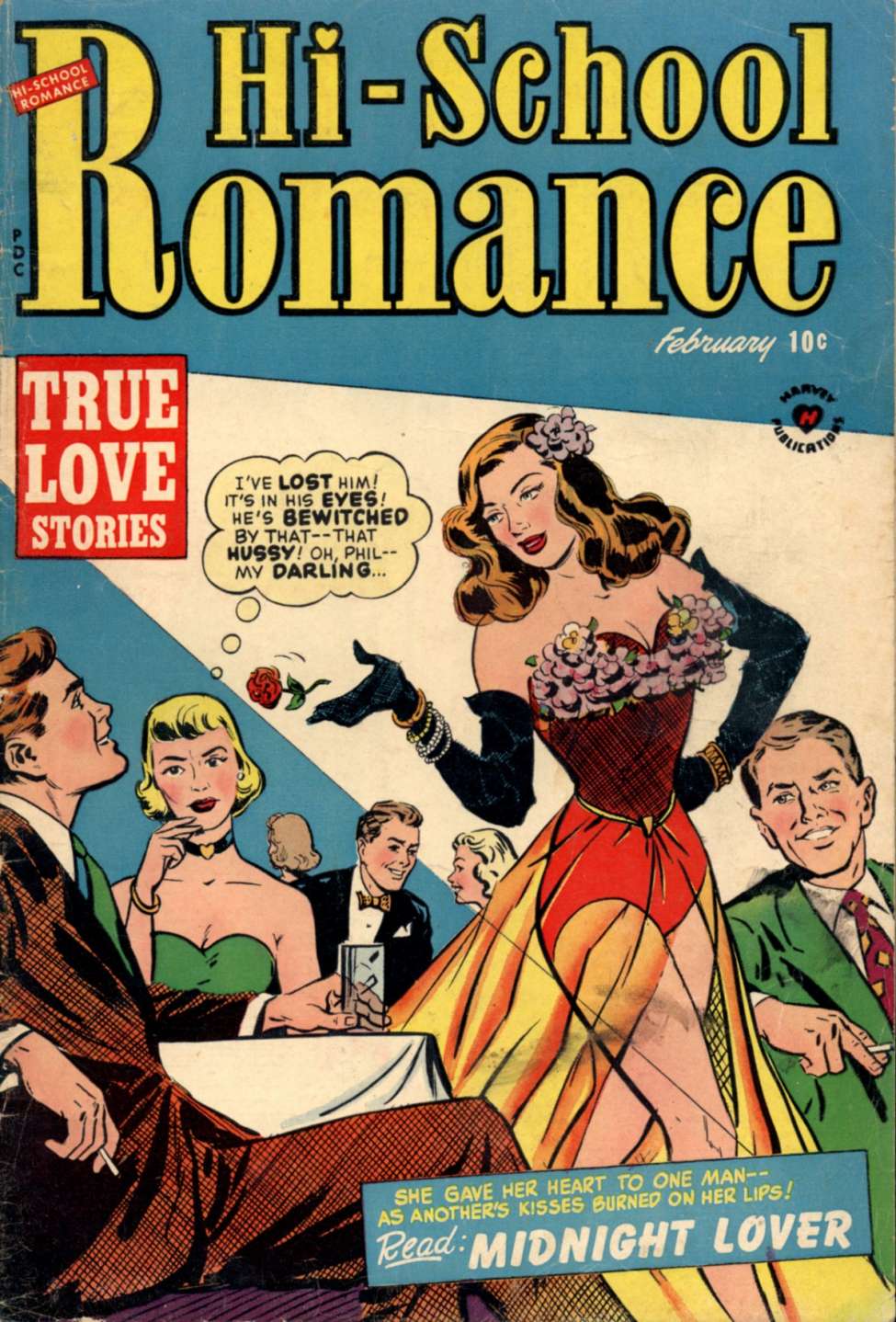 Comic Book Cover For Hi-School Romance 13