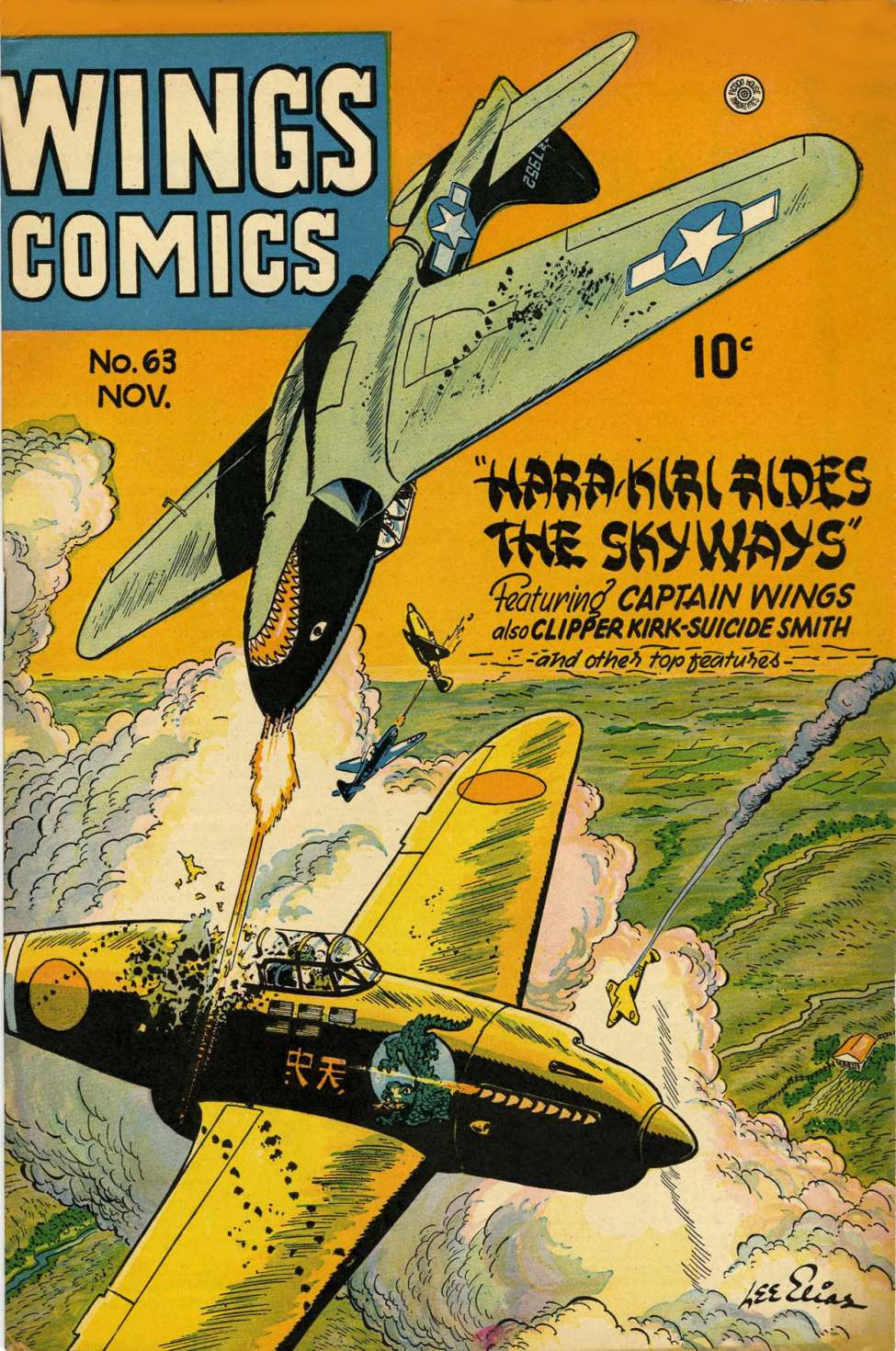 Comic Book Cover For Wings Comics 63
