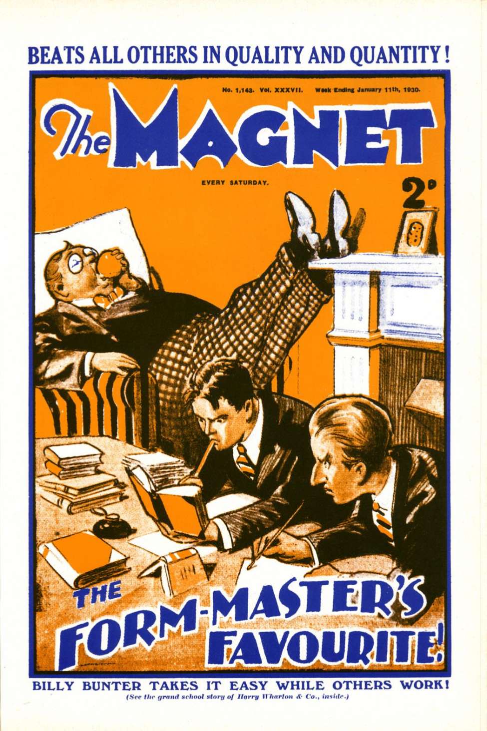 Book Cover For The Magnet 1143 - The Form-Master's Favourite!