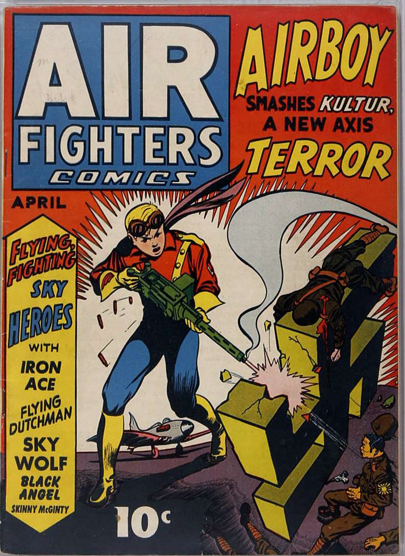 Comic Book Cover For Air Fighters Comics v1 7 - Version 1