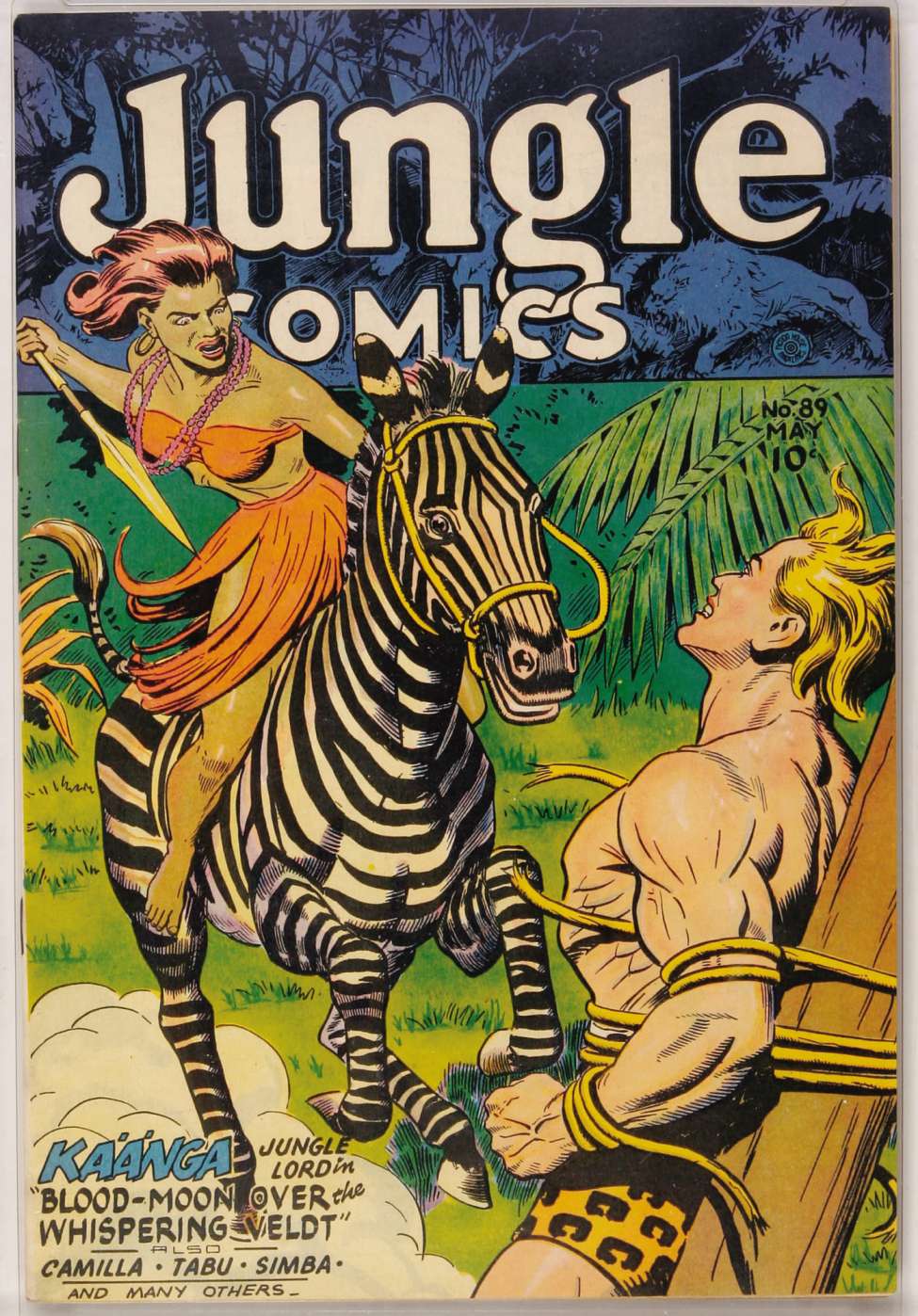 Comic Book Cover For Jungle Comics 89