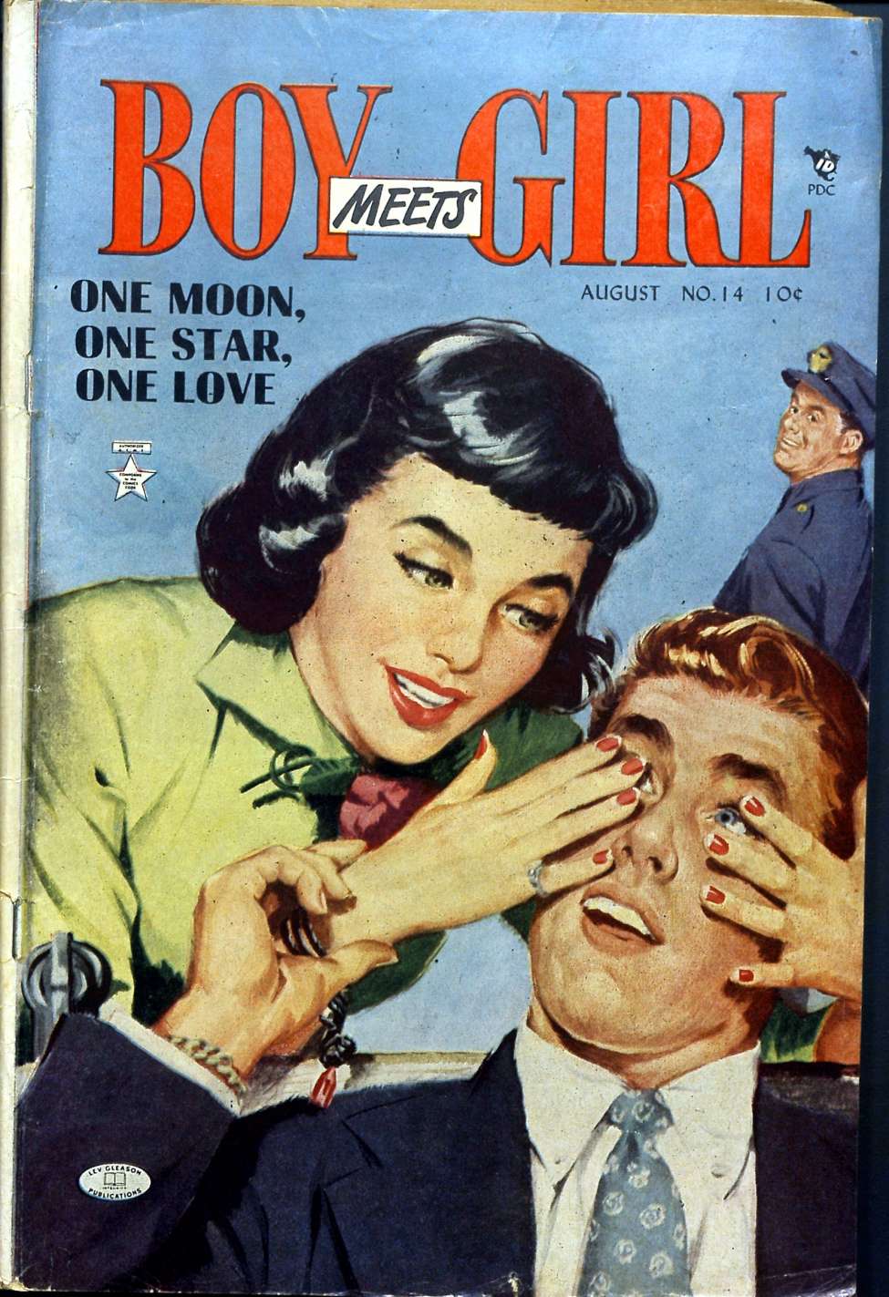 Comic Book Cover For Boy Meets Girl 14