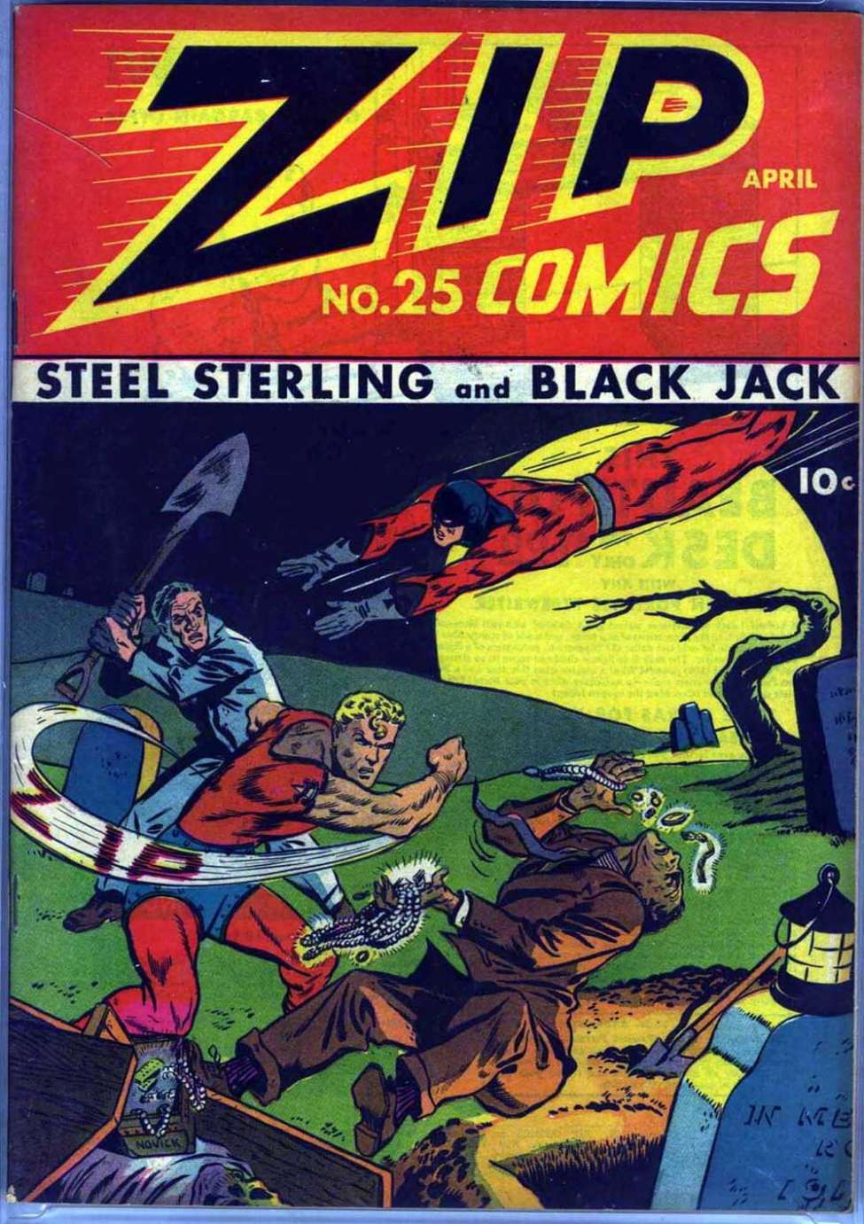 Book Cover For Zip Comics 25