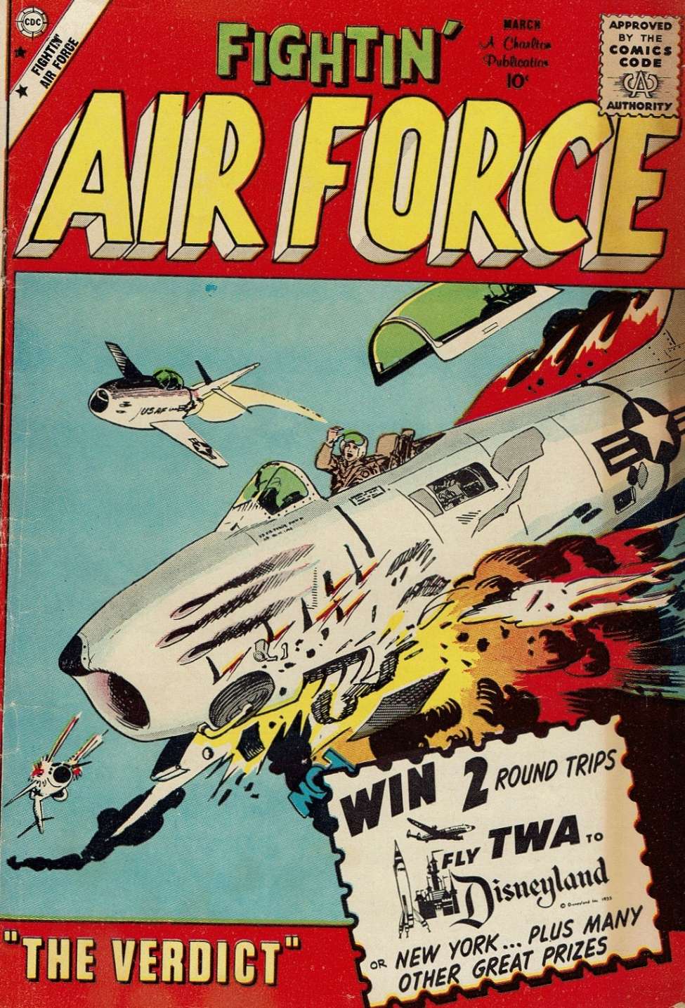Comic Book Cover For Fightin' Air Force 20