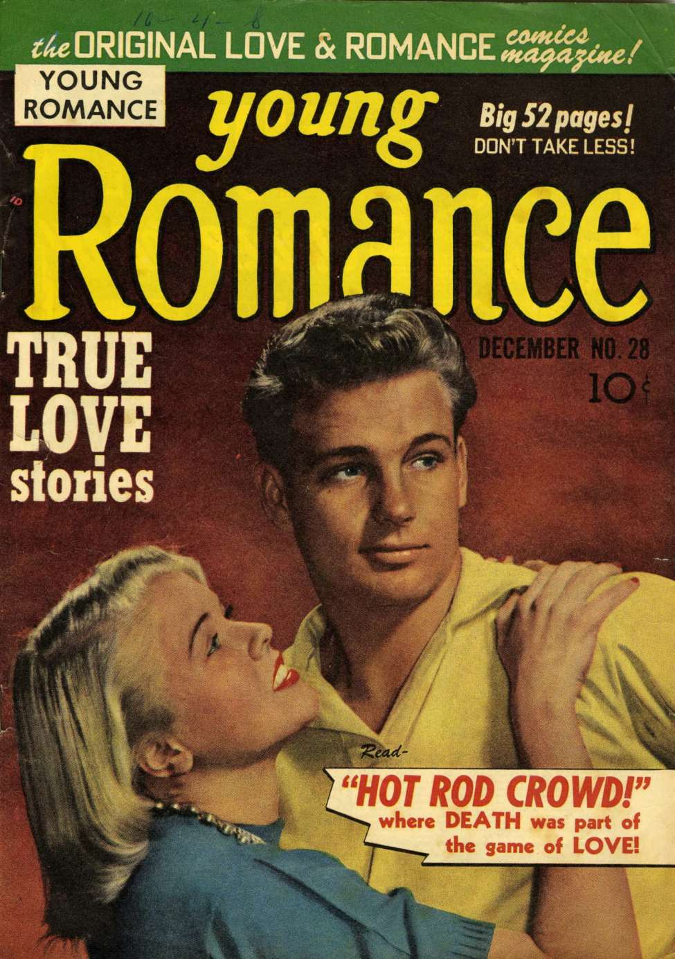 Comic Book Cover For Young Romance 28