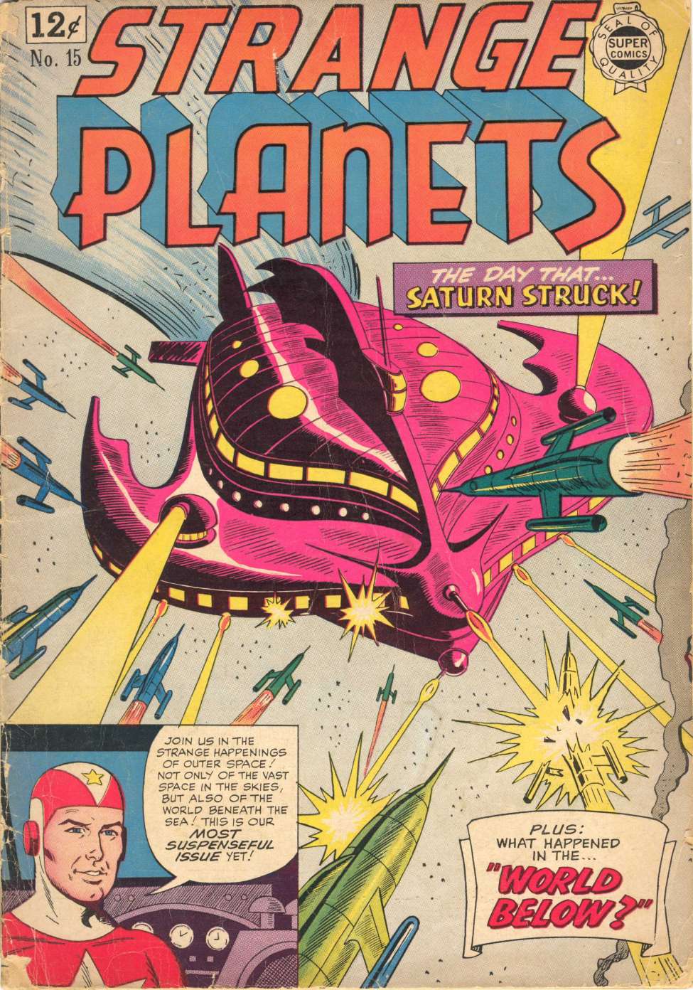 Comic Book Cover For Strange Planets 15
