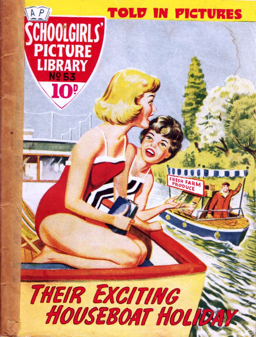Book Cover For Schoolgirls' Picture Library 53 - Their Exciting Houseboat Holiday