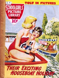 Large Thumbnail For Schoolgirls' Picture Library 53 - Their Exciting Houseboat Holiday