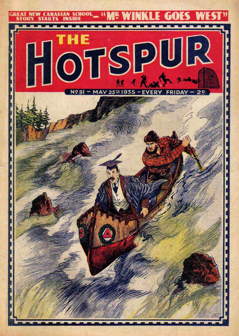 Comic Book Cover For The Hotspur 91