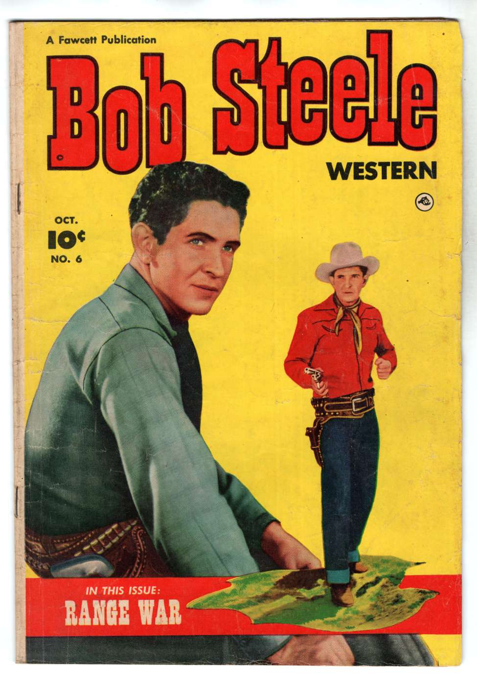 Comic Book Cover For Bob Steele Western 6