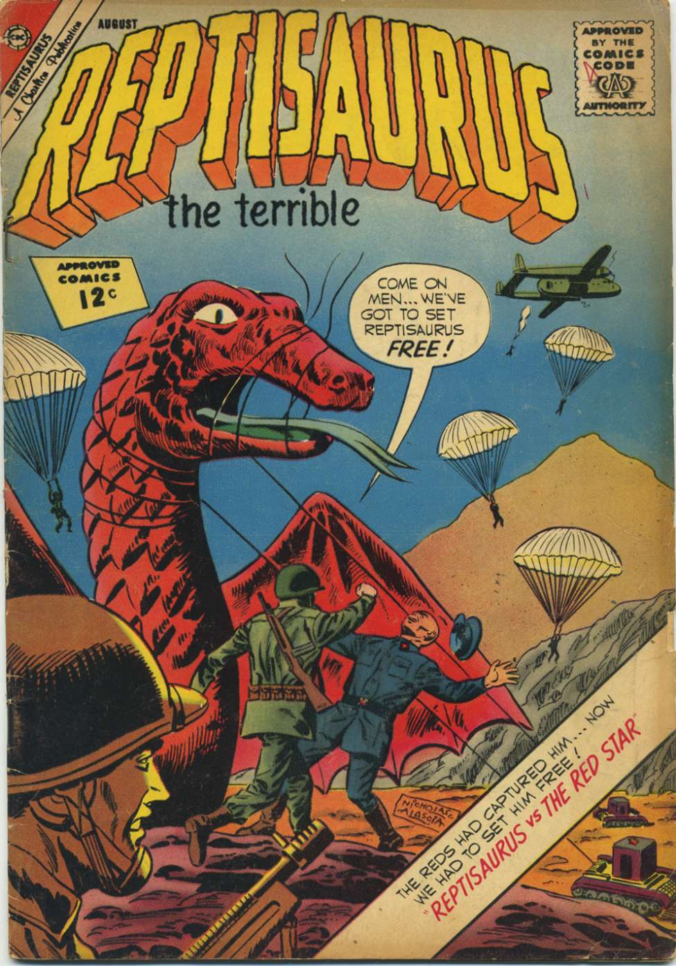 Comic Book Cover For Reptisaurus 6