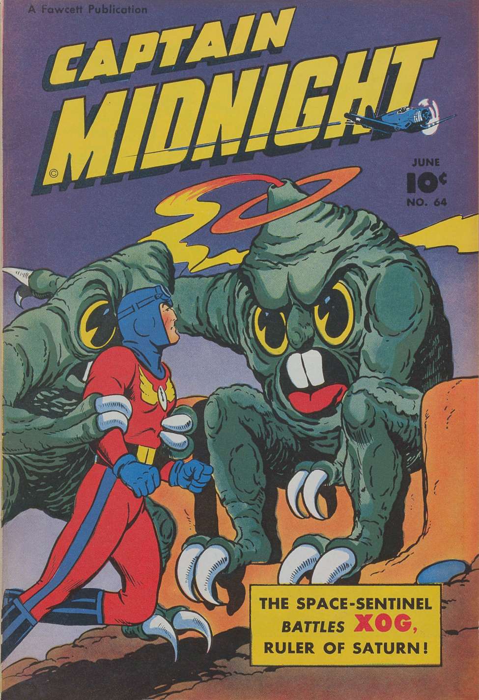 Comic Book Cover For Captain Midnight 64