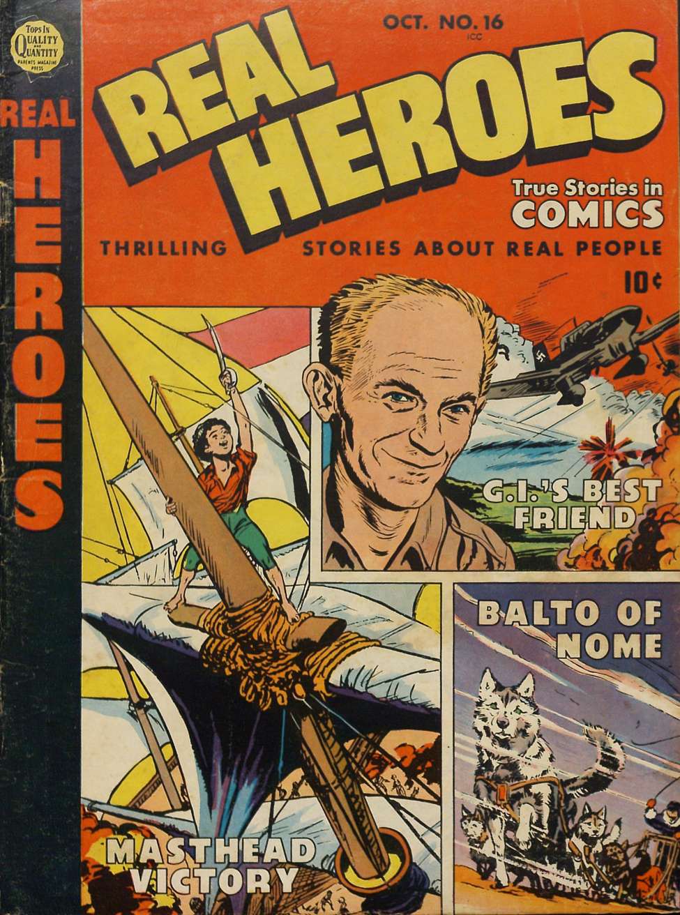 Book Cover For Real Heroes 16