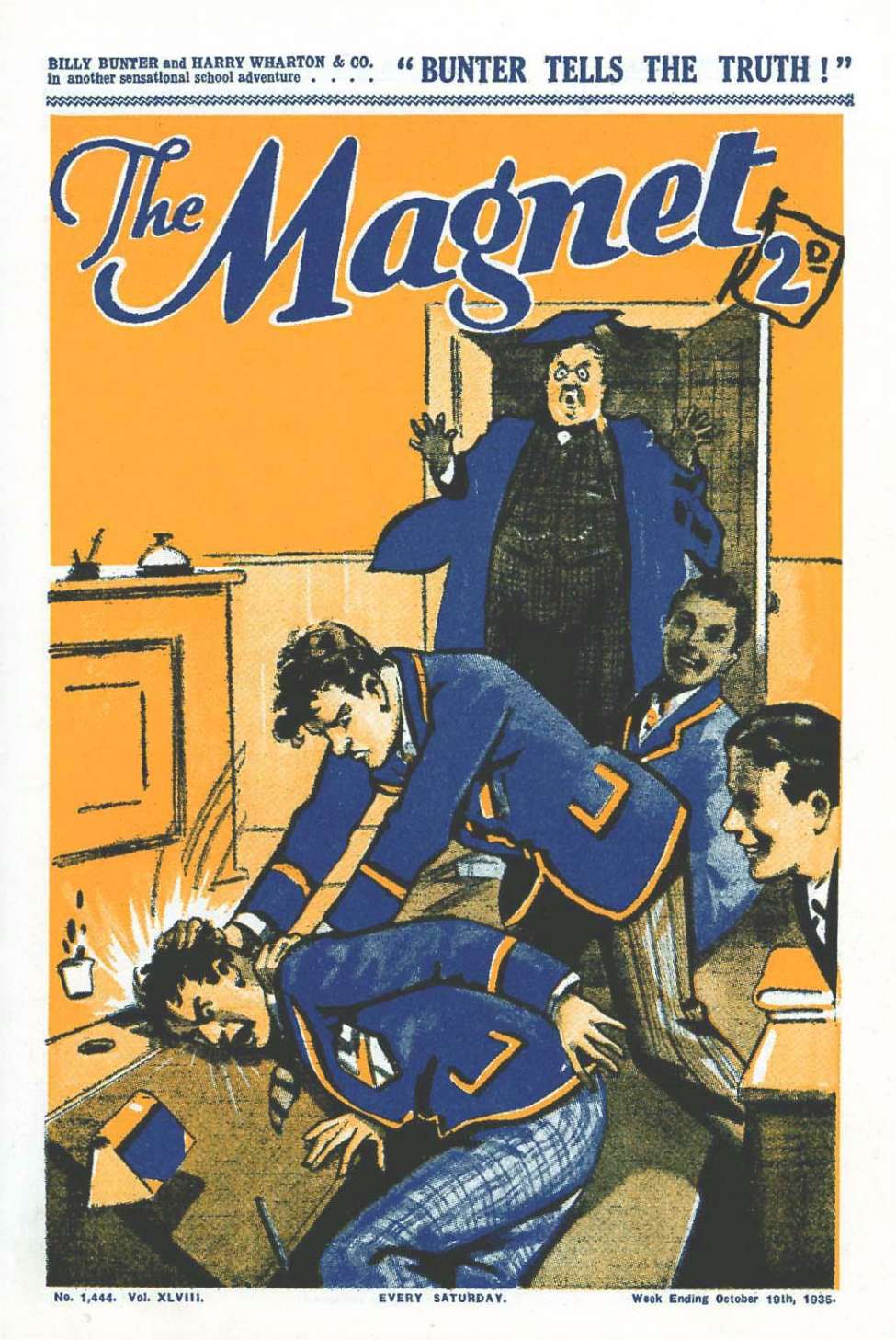 Book Cover For The Magnet 1444 - Bunter Tells the Truth!