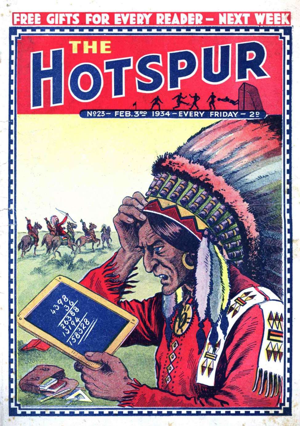 Comic Book Cover For The Hotspur 23