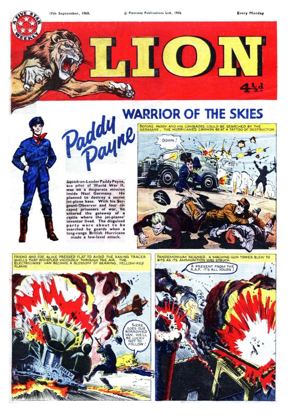 Comic Book Cover For Lion 441