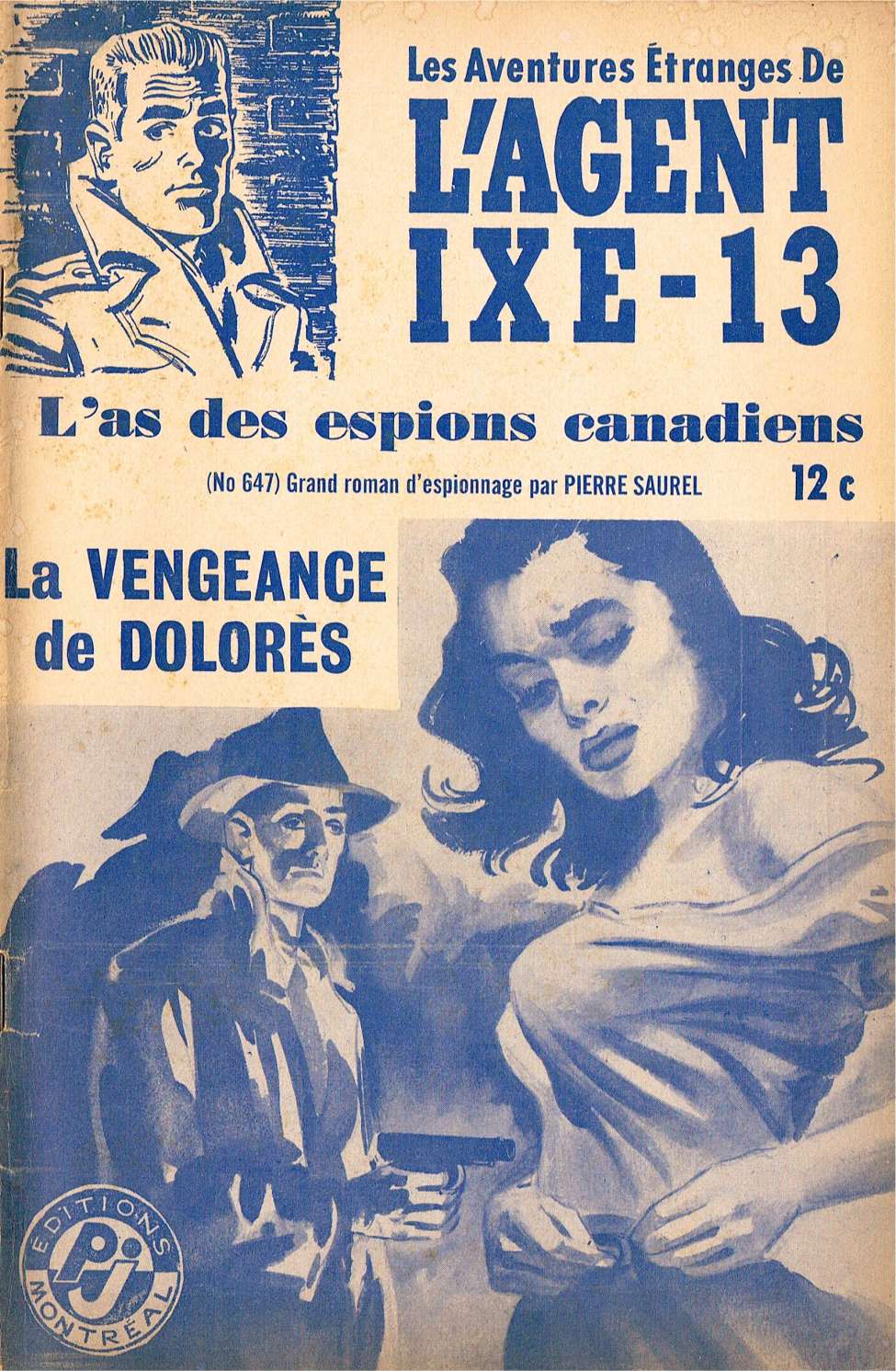 Book Cover For L'Agent IXE-13 v2 647 - La vengeance de Dolorès
