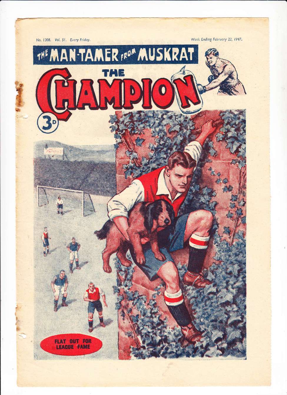 Comic Book Cover For The Champion 1308