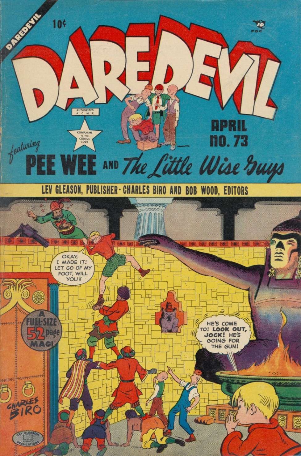 Comic Book Cover For Daredevil Comics 73 - Version 1