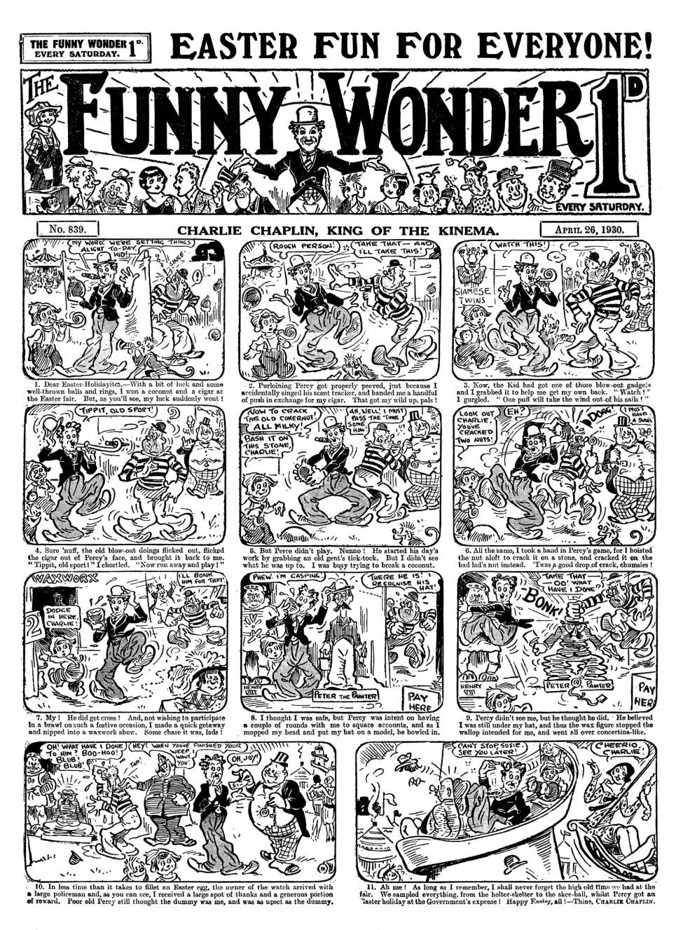 Book Cover For The Funny Wonder 839