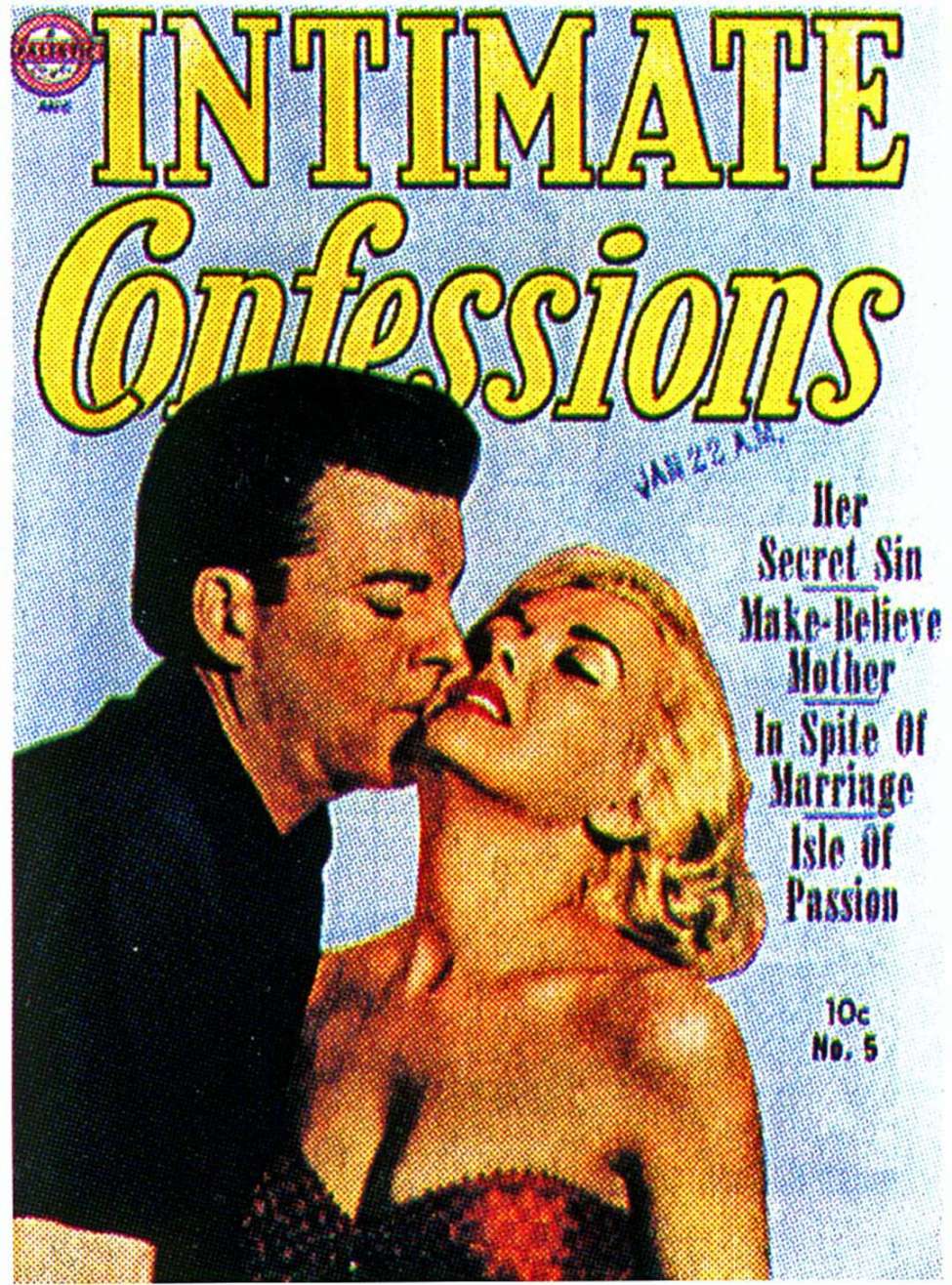 Comic Book Cover For Intimate Confessions 5