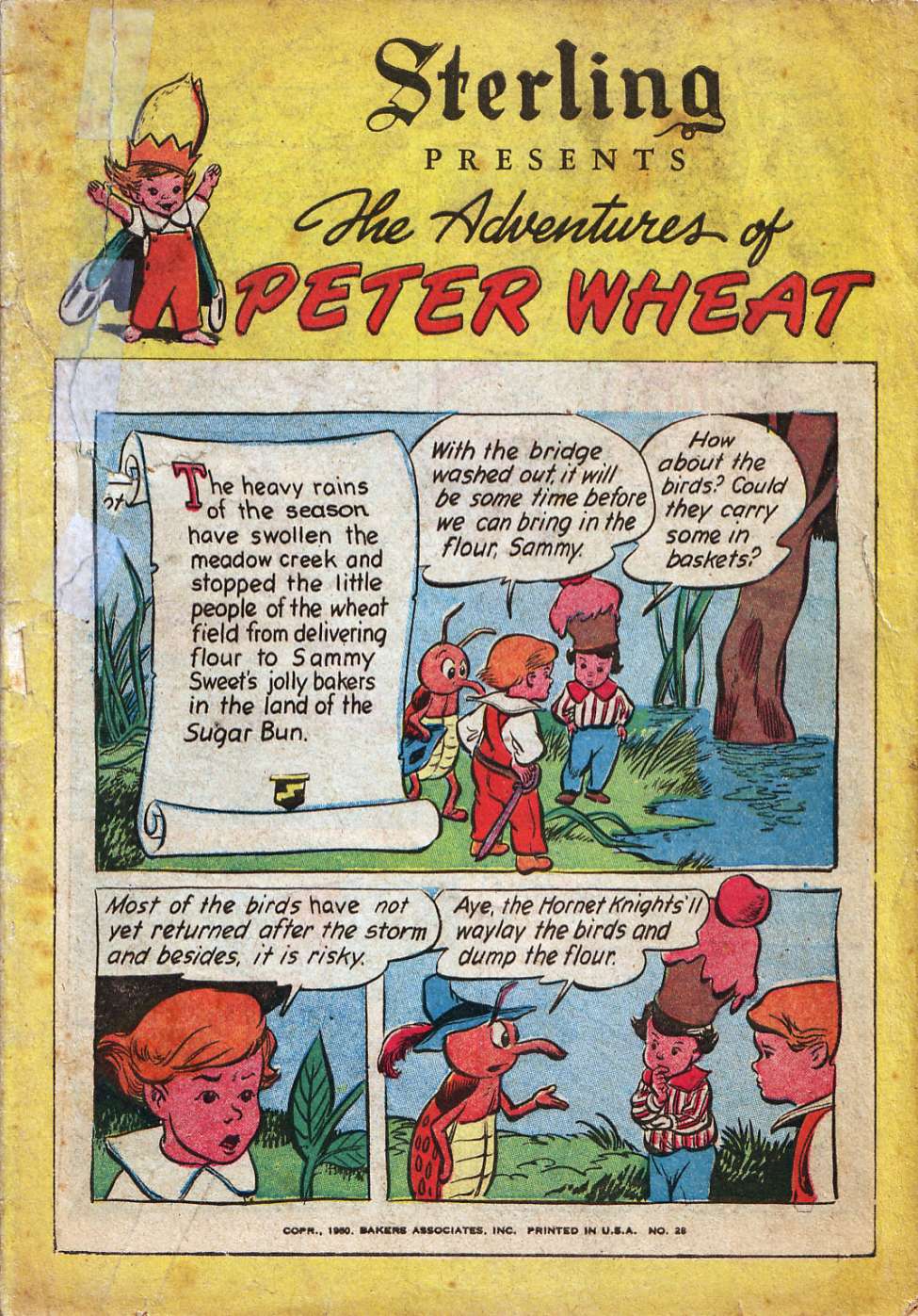 Comic Book Cover For The Adventures of Peter Wheat 28