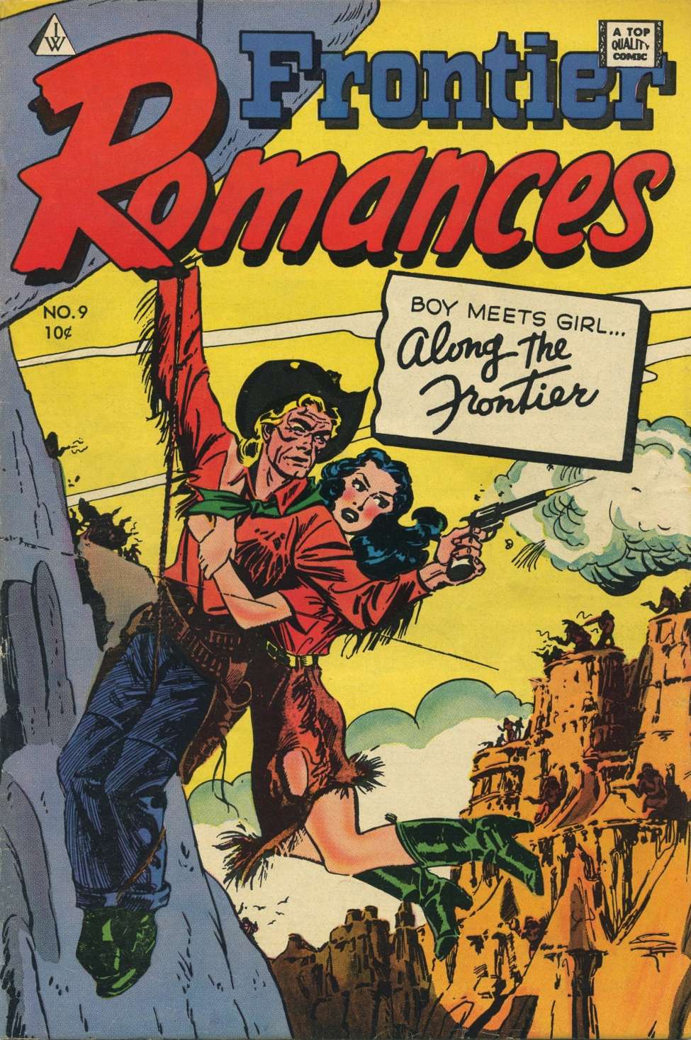 Comic Book Cover For Frontier Romances 9