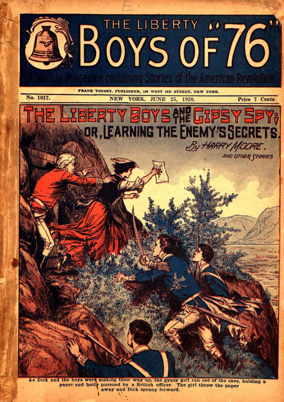 Book Cover For The Liberty Boys of 76 1017 - The Liberty Boys and the Gipsy Spy