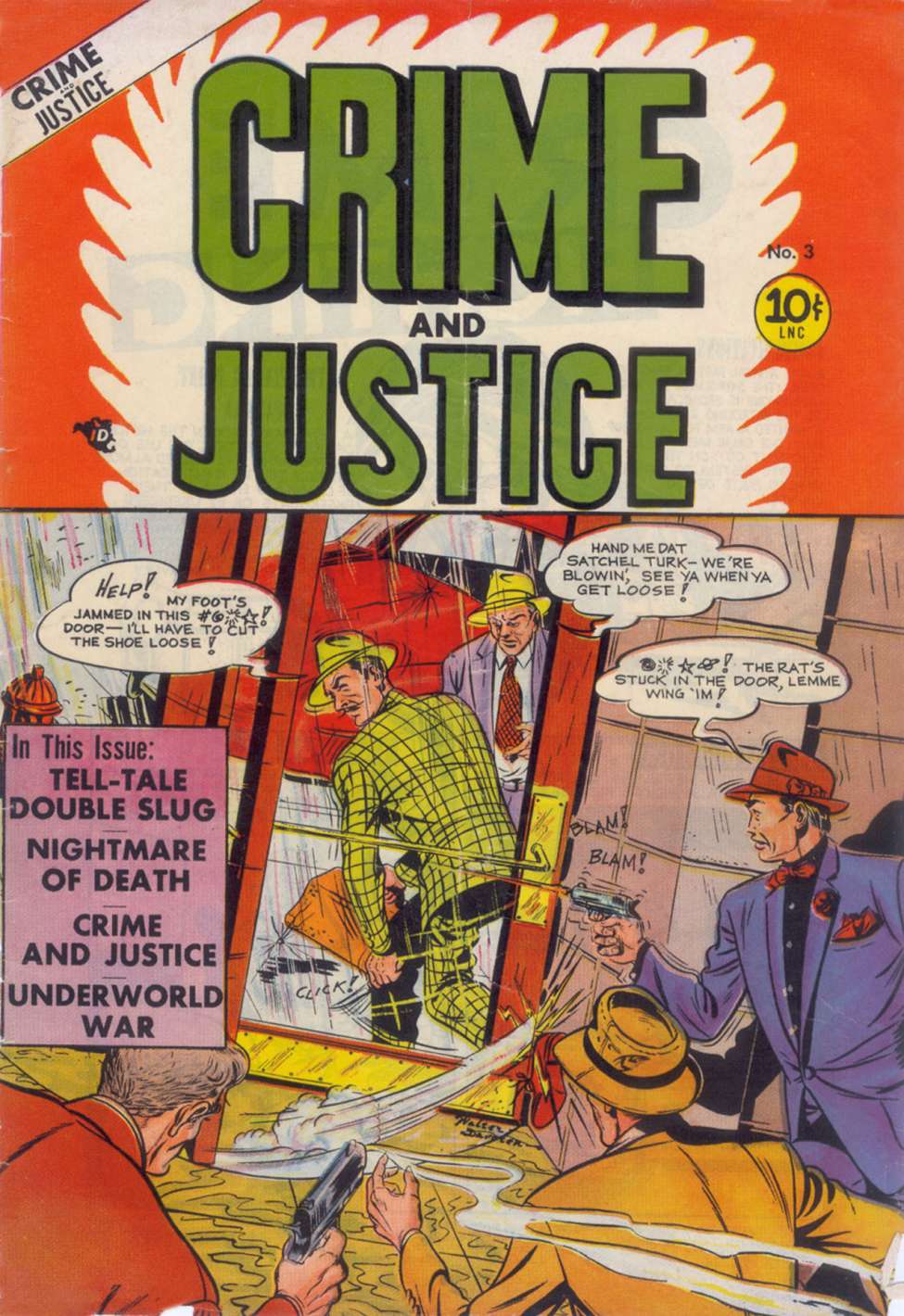 Comic Book Cover For Crime And Justice 3