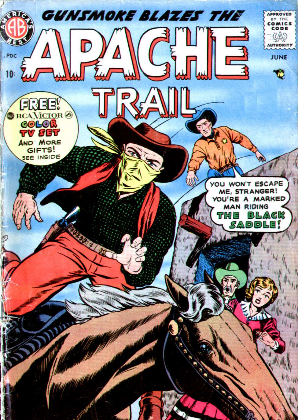 Comic Book Cover For Apache Trail 4