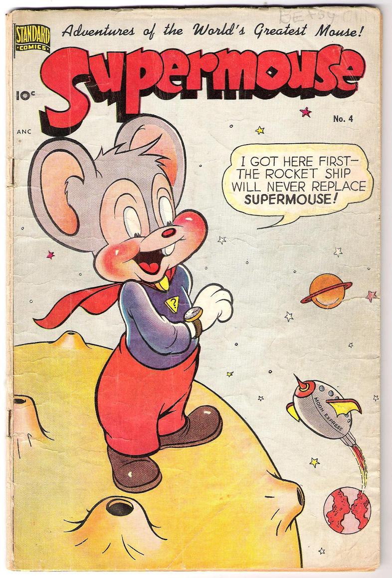 Comic Book Cover For Supermouse 4 - Version 1